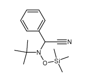 N-tert-butyl-α-cyanobenzylhydroxylamine trimethylsilyl ether Structure