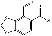 1,3-Benzodioxole-5-carboxylic acid, 4-formyl- picture