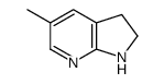 5-methyl-2,3-dihydro-1H-pyrrolo[2,3-b]pyridine structure