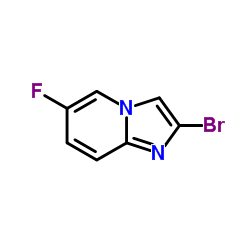 2-Bromo-6-fluoroimidazo[1,2-a]pyridine Structure