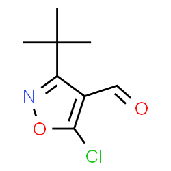 5-CHLORO-3-(1,1-DIMETHYLETHYL)-4-ISOXAZOLECARBOXALDEHYDE Structure