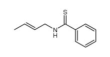 N-but-2-enyl-thiobenzamide结构式