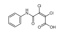 (Z)-2,3-dichloro-4-oxo-4-(phenylamino)but-2-enoic acid Structure