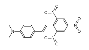 trans-4′-dimethylamino-2,4,6-trinitrostilbene结构式