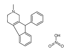 2-methyl-9-phenyl-1,3,4,9-tetrahydroindeno[2,1-c]pyridine,nitric acid Structure