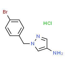 1-(4-BROMO-BENZYL)-1H-PYRAZOL-4-YLAMINE HYDROCHLORIDE Structure