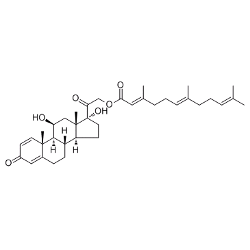 Prednisolone Farnesylate structure