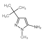 3-(tert-Butyl)-1-methyl-1H-pyrazol-5-amine Structure