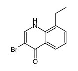 3-Bromo-8-ethyl-4-hydroxyquinoline Structure