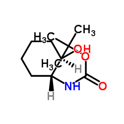 1R,2R-N-Boc-环己氨基醇结构式