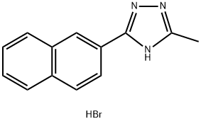 3-Methyl-5-(naphthalen-2-yl)-1H-1,2,4-triazole Hydrobromide Structure