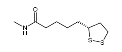 (R)-5-[1,2]dithiolan-3-yl-pentanoic acid methylamide Structure