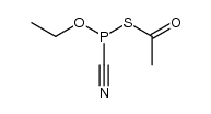 O-ethyl S-acetyl cyanothiophosphite结构式