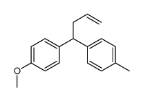 1-methoxy-4-[1-(4-methylphenyl)but-3-enyl]benzene Structure