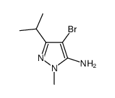 4-bromo-2-methyl-5-propan-2-ylpyrazol-3-amine picture