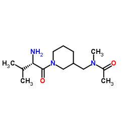 N-Methyl-N-{[1-(L-valyl)-3-piperidinyl]methyl}acetamide结构式