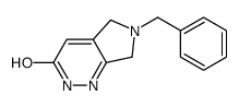 6-Benzyl-2,5,6,7-tetrahydro-pyrrolo[3,4-c]pyridazin-3-one Structure