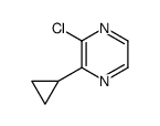 2-chloro-3-cyclopropylpyrazine Structure