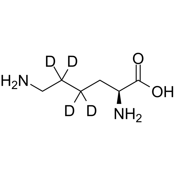 L-Lysine-d4 Structure