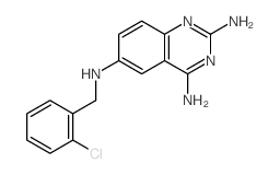 N6-[(2-chlorophenyl)methyl]quinazoline-2,4,6-triamine picture