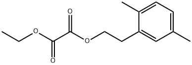 O1-[2-(2,5-Dimethylphenyl)ethyl] O2-ethyl oxalate结构式