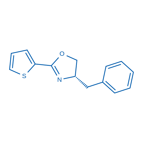 (S)-4-Benzyl-2-(thiophen-2-yl)-4,5-dihydrooxazole picture