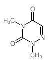 1,2,4-Triazine-3,5(2H,4H)-dione,2,4-dimethyl- Structure