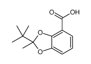 2-tert-butyl-2-methyl-1,3-benzodioxole-4-carboxylic acid Structure