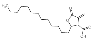 3-Furancarboxylic acid,tetrahydro-4-methylene-5-oxo-2-tridecyl- picture