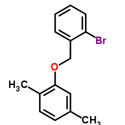 2-[(2-Bromobenzyl)oxy]-1,4-dimethylbenzene Structure