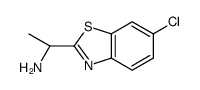 2-Benzothiazolemethanamine,6-chloro-alpha-methyl-,(R)-(9CI)结构式