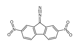 2,7-Dinitro-9-diazofluoren Structure