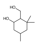 2-(hydroxymethyl)-3,3,5-trimethylcyclohexan-1-ol结构式