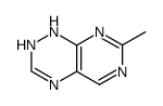 Pyrimido[5,4-e]-as-triazine, 1,2-dihydro-7-methyl- (8CI) Structure