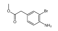 methyl 2-(4-amino-3-bromophenyl)acetate Structure