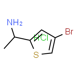 1-(4-Bromothiophen-2-yl)ethanamine hydrochloride structure