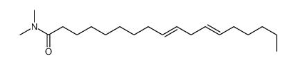 N,N-dimethyl-9,12-octadecadienamide Structure