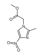 methyl (2-methyl-4-nitro-1H-imidazol-1-yl)acetate Structure