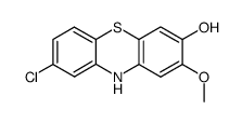 8-chloro-2-methoxy-10H-phenothiazin-3-ol Structure