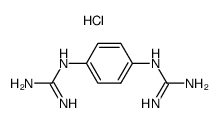 1,4-diguanidobenzene dihydrochloride结构式