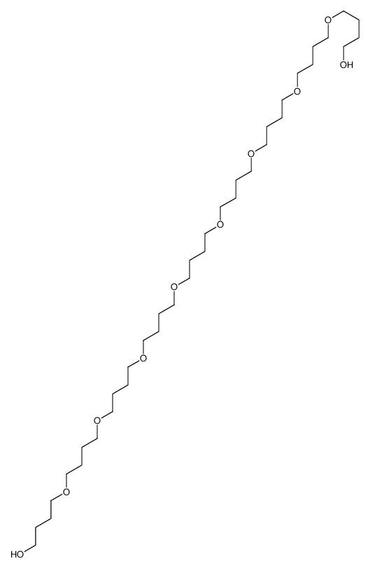4-[4-[4-[4-[4-[4-[4-[4-(4-hydroxybutoxy)butoxy]butoxy]butoxy]butoxy]butoxy]butoxy]butoxy]butan-1-ol Structure
