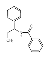 Benzamide, N-(1-phenylpropyl)- (en) Structure