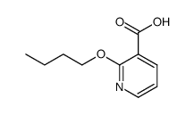 2-n-butoxypyridine-3-carboxylic acid结构式