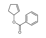 Benzoic acid 2-cyclopenten-1-yl ester structure