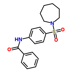 N-[4-(1-Azepanylsulfonyl)phenyl]benzamide Structure