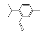 Benzaldehyde, 5-methyl-2-(1-methylethyl)- (9CI) Structure