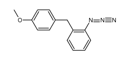 2-azido-4'-methoxydiphenylmethane结构式