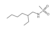 N-(2-ethylhexyl)methanesulfonamide Structure