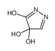 4,4-dihydroxy-1H-pyrazol-5-one Structure