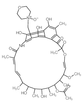 3-(4-oxy-morpholin-4-ylmethyl)-rifamycin Structure